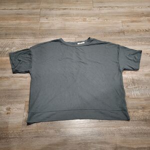 American Eagle Open Back Short Sleeved Yogo Top Womens Size Small